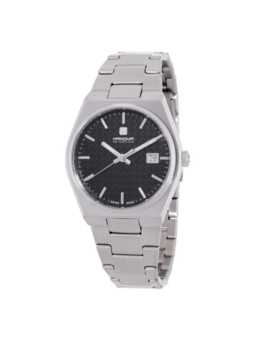 NWT Hanowa Lancy Quartz Black Dial Ladies Watch